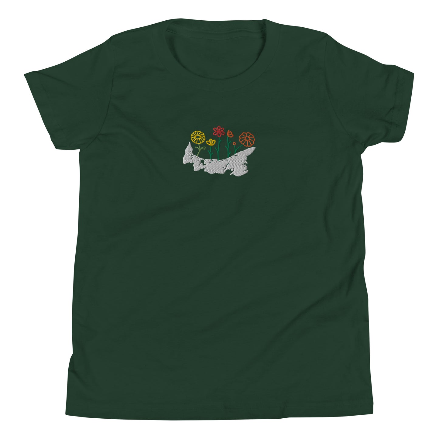 ATPEI WILDFLOWER SERIES Youth Short Sleeve T-Shirt (Embroidered)