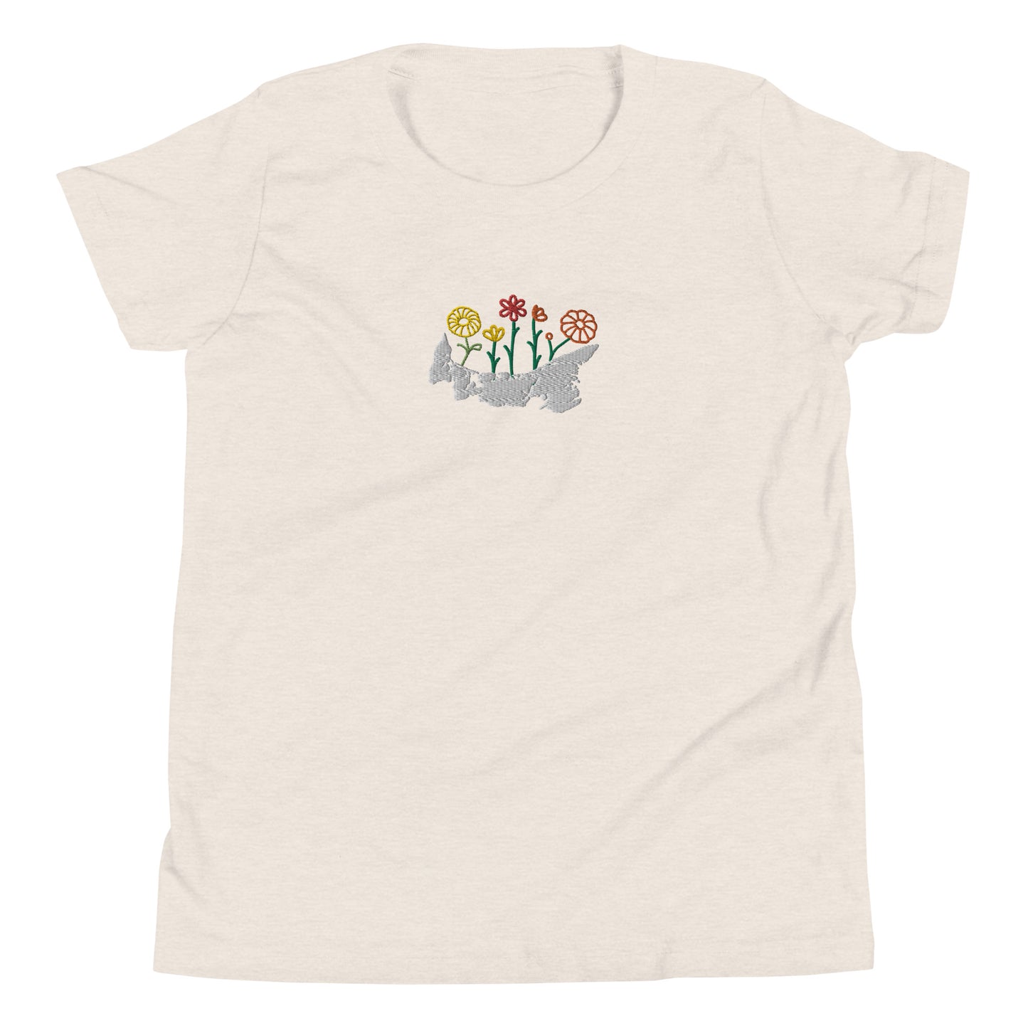 ATPEI WILDFLOWER COLLECTION Youth Short Sleeve T-Shirt (Embroidered)