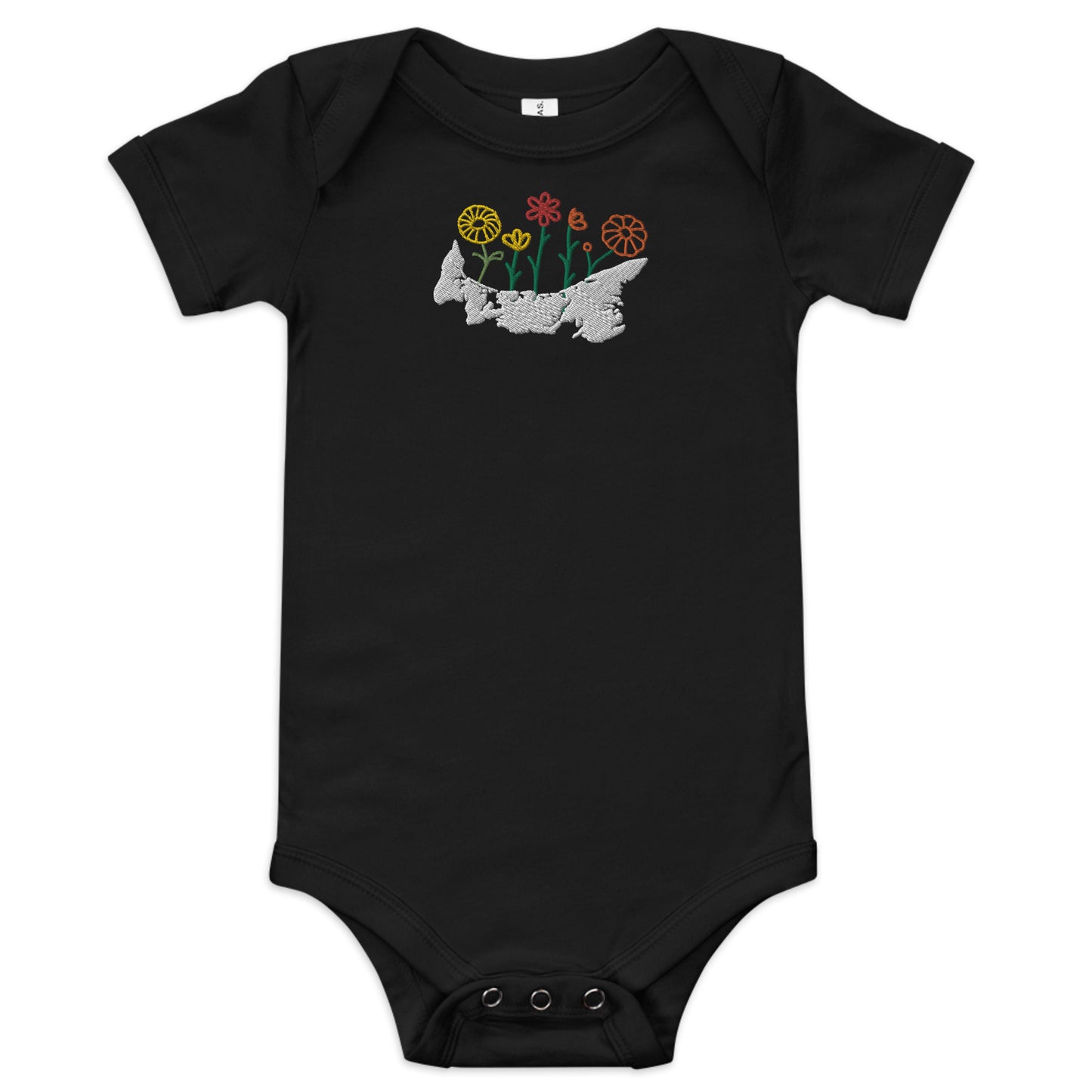 ATPEI WILDFLOWER COLLECTION Baby Short Sleeve One Piece (Embroidered)