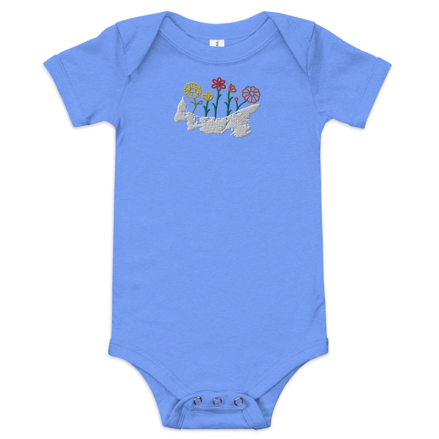 ATPEI WILDFLOWER COLLECTION Baby Short Sleeve One Piece (Embroidered)