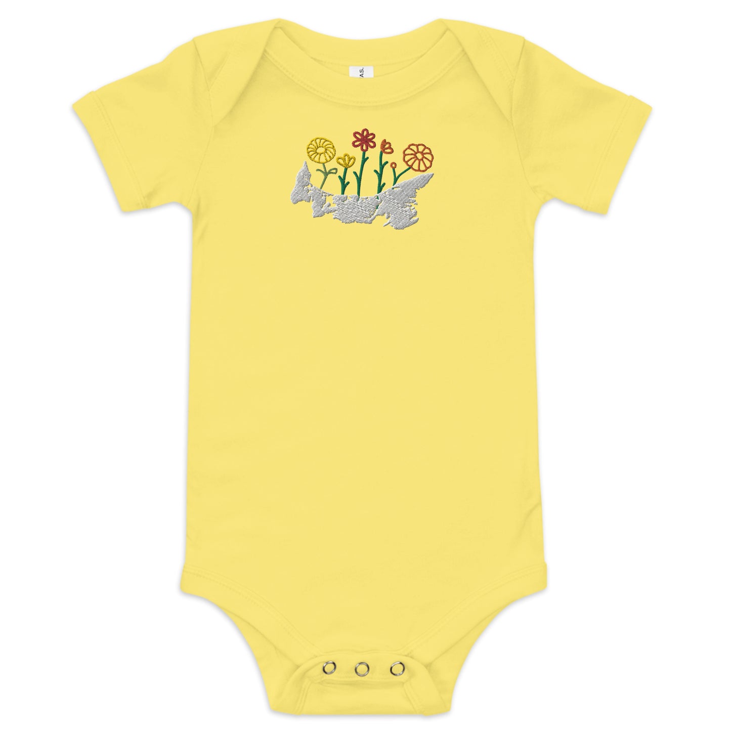 ATPEI WILDFLOWER COLLECTION Baby Short Sleeve One Piece (Embroidered)
