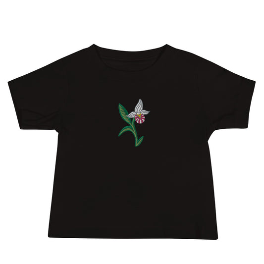 ATPEI THE LADY'S SLIPPER COLLECTION Baby Jersey Short Sleeve Tee (Embroidered)