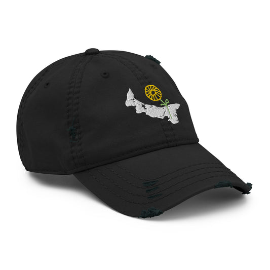 ATPEI WILDFLOWER COLLECTION Distressed Dad Hat (Embroidered)