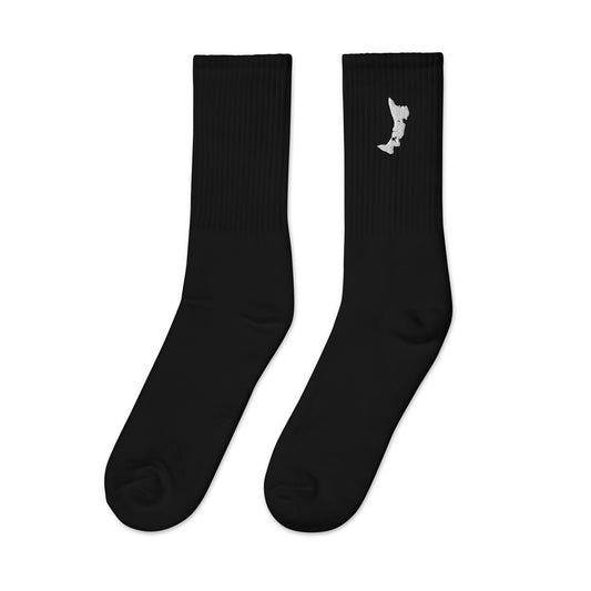ATPEI ISLAND COLLECTION White Islander Socks (Embroidered)