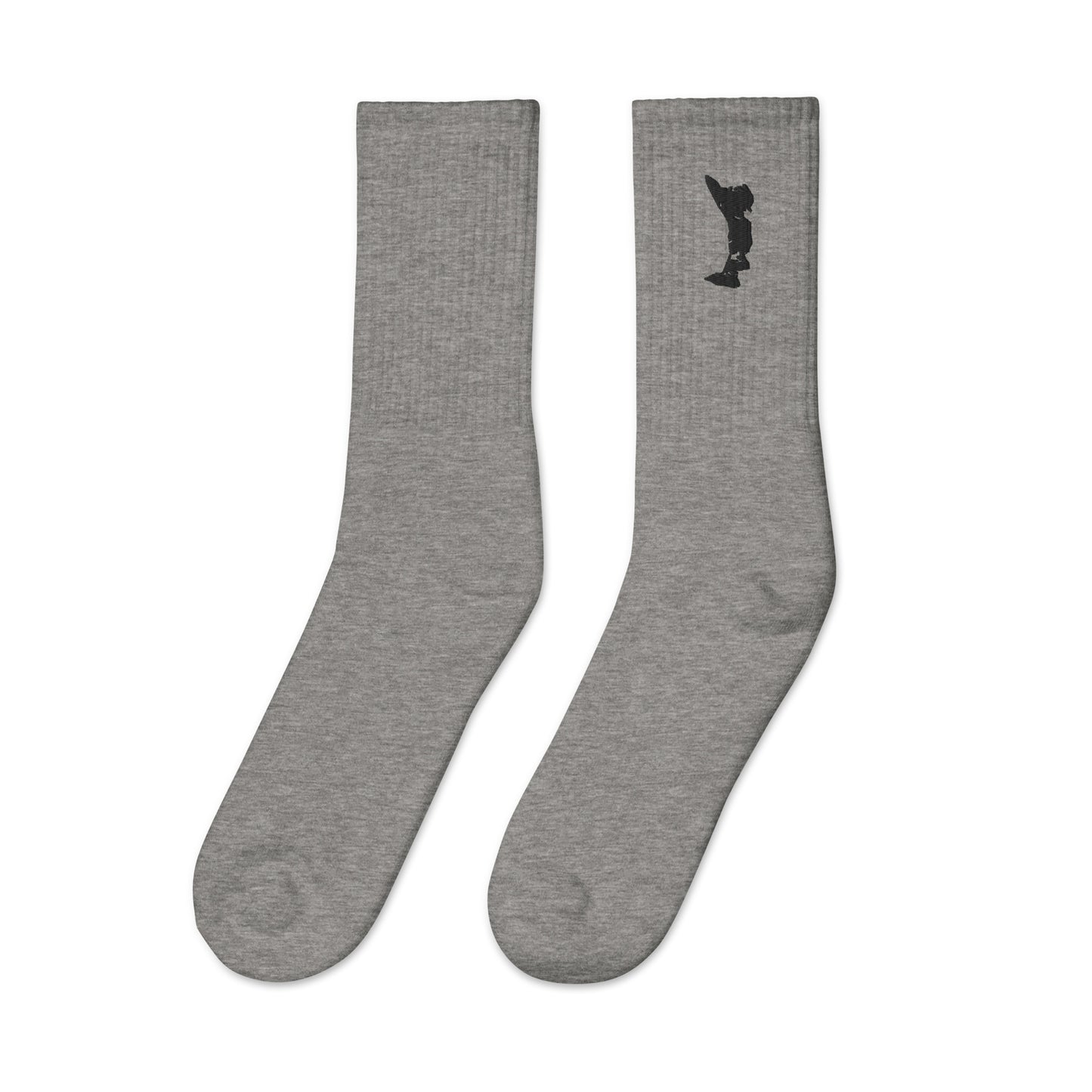 ATPEI ISLAND COLLECTION Black Islander Socks (Embroidered)
