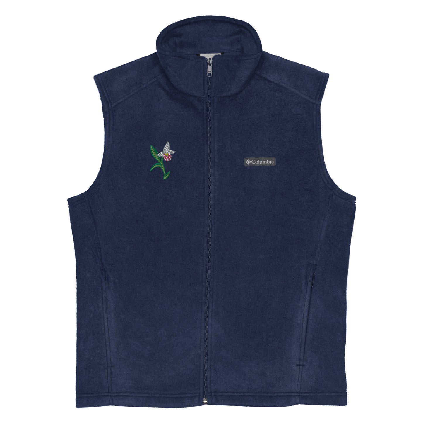 ATPEI THE LADY'S SLIPPER COLLECTION Men’s Columbia fleece vest (Embroidered)