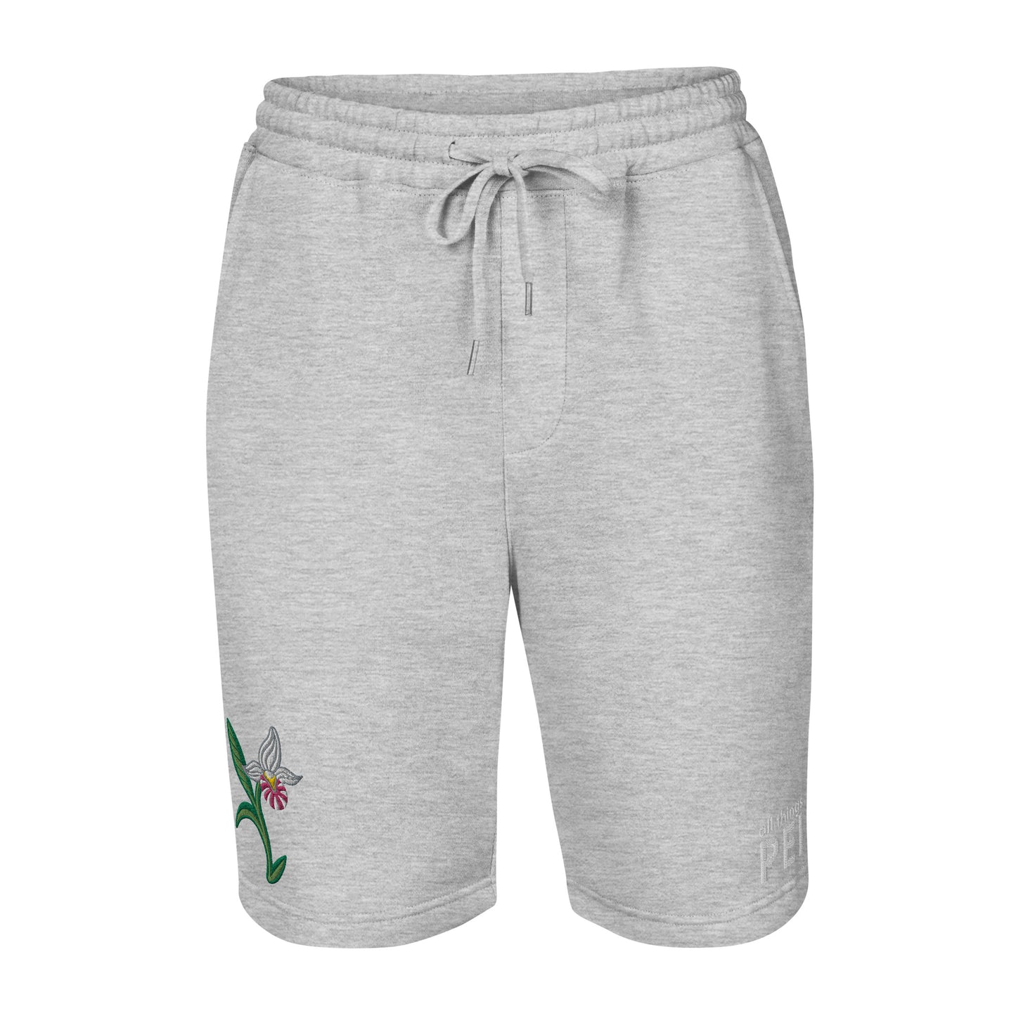 ATPEI THE LADY'S SLIPPER COLLECTION Men's fleece shorts (Embroidered)