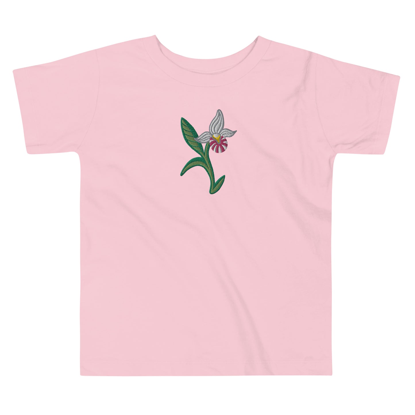 ATPEI THE LADY'S SLIPPER COLLECTION Toddler Short Sleeve Tee (Embroidered)