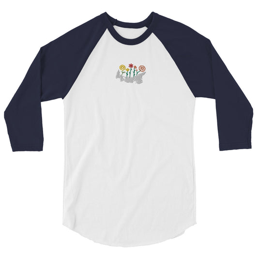 ATPEI WILDFLOWER COLLECTION 3/4 Sleeve Raglan Shirt (Embroidered)