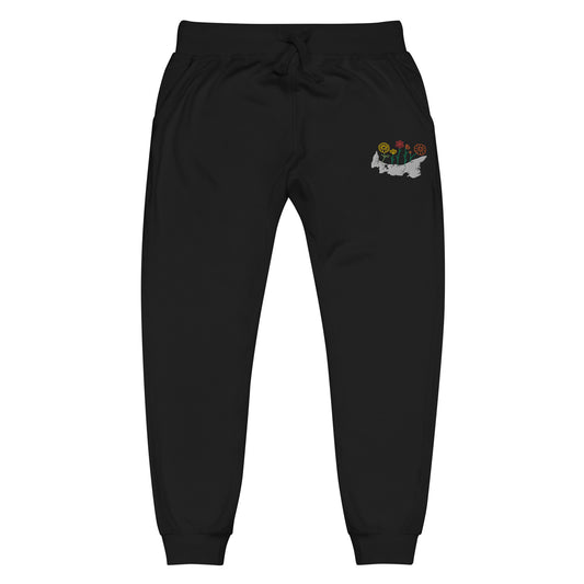 ATPEI WILDFLOWER COLLECTION Unisex Fleece Sweatpants (Embroidered)