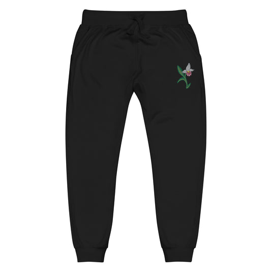 ATPEI THE LADY'S SLIPPER COLLECTION Unisex fleece sweatpants (Embroidered)