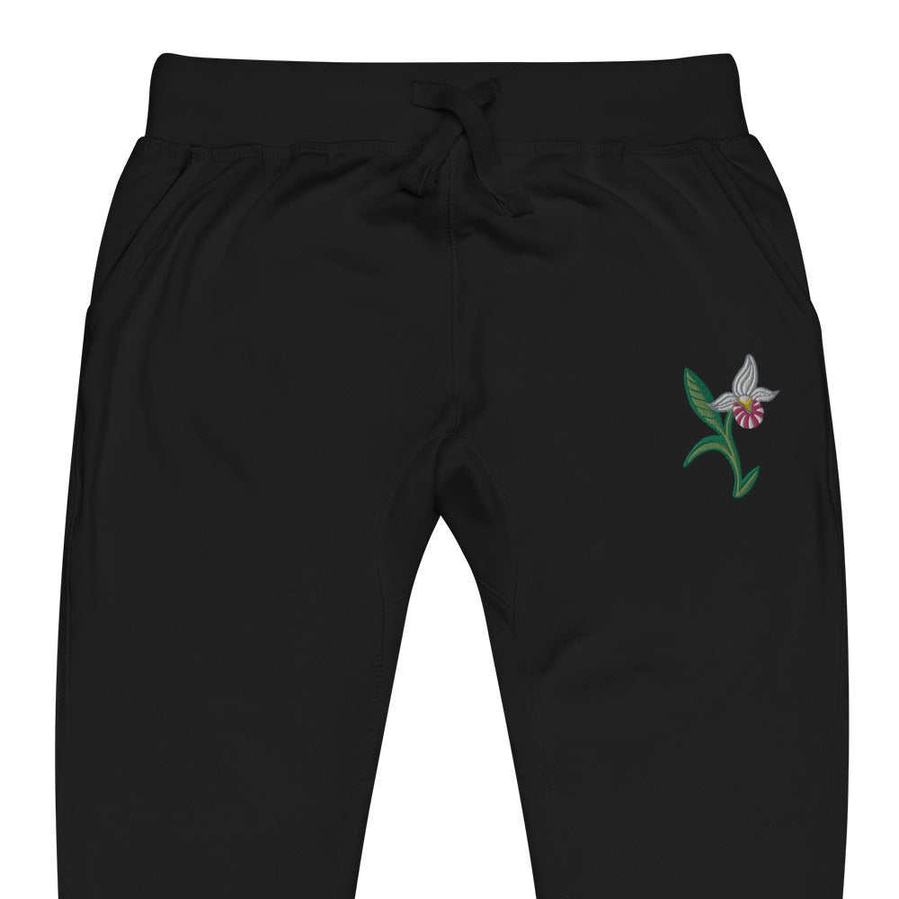 ATPEI THE LADY'S SLIPPER COLLECTION Unisex fleece sweatpants (Embroidered)