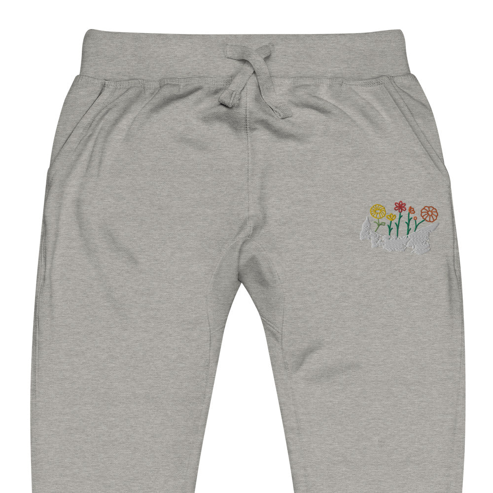ATPEI WILDFLOWER COLLECTION Unisex Fleece Sweatpants (Embroidered)