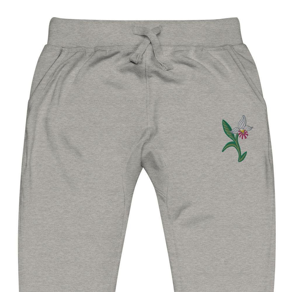 ATPEI THE LADY'S SLIPPER COLLECTION Unisex fleece sweatpants (Embroidered)
