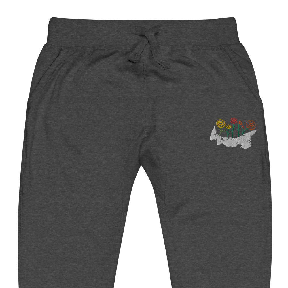 ATPEI WILDFLOWER COLLECTION Unisex Fleece Sweatpants (Embroidered)