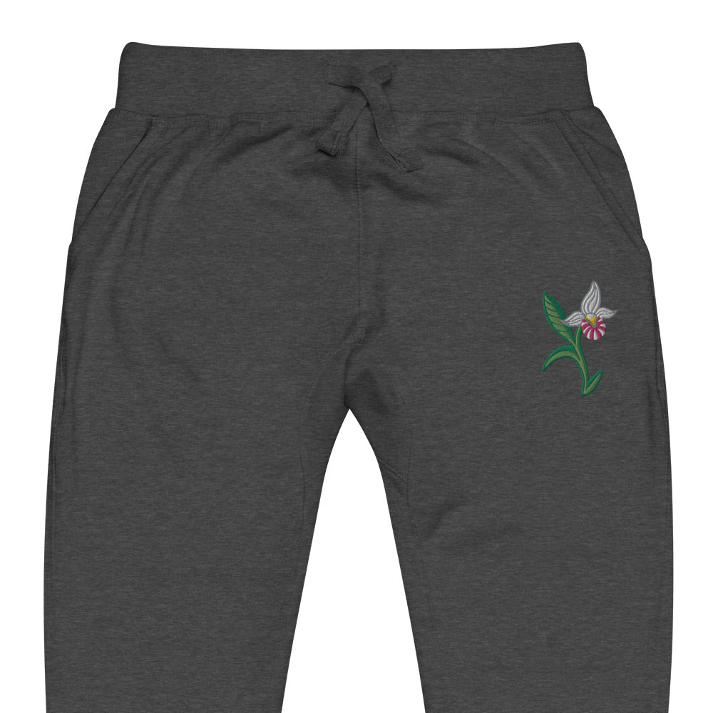 ATPEI THE LADY'S SLIPPER COLLECTION Unisex fleece sweatpants (Embroidered)