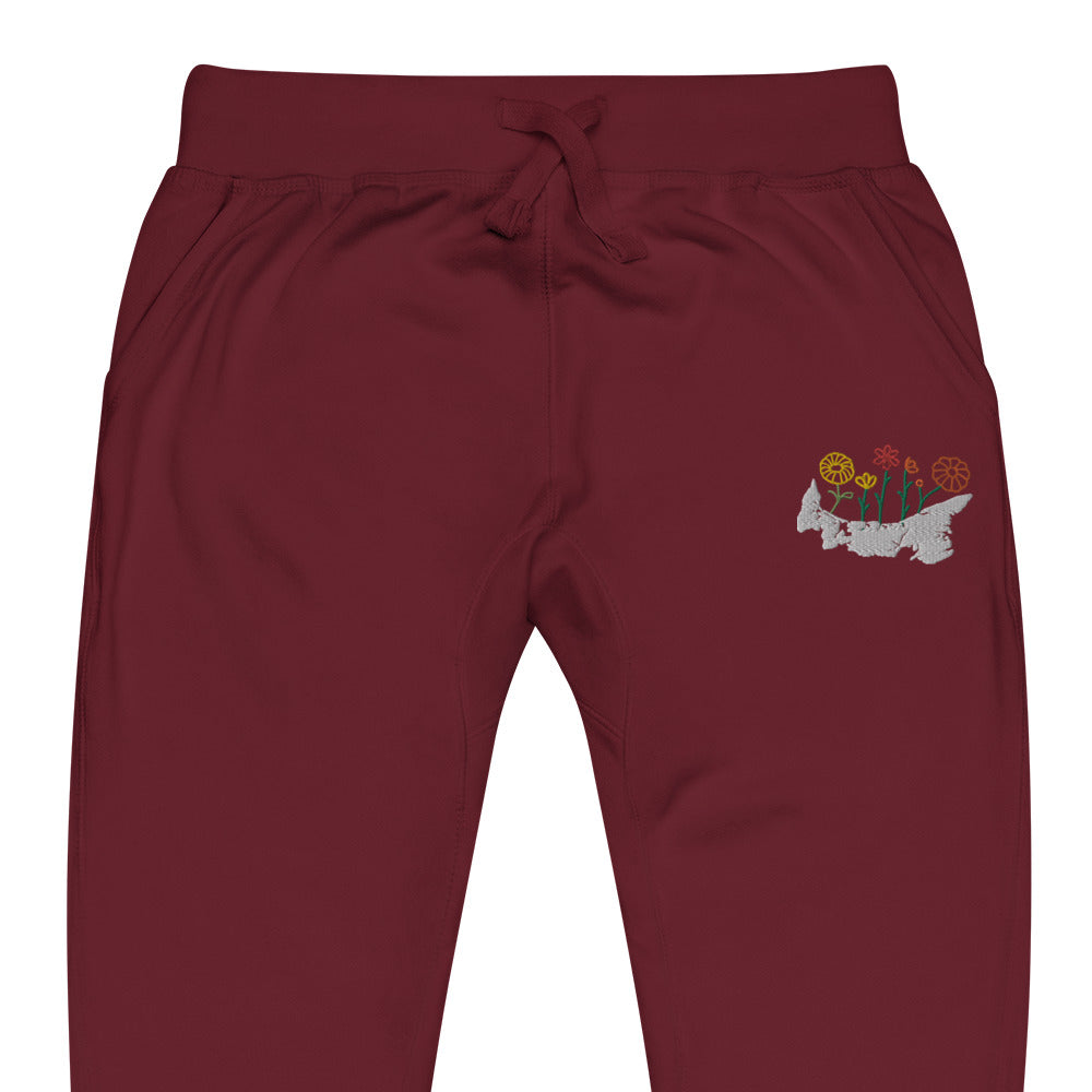 ATPEI WILDFLOWER COLLECTION Unisex Fleece Sweatpants (Embroidered)