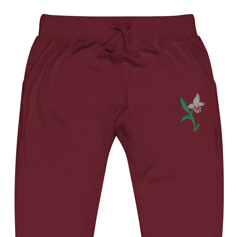 ATPEI THE LADY'S SLIPPER COLLECTION Unisex fleece sweatpants (Embroidered)