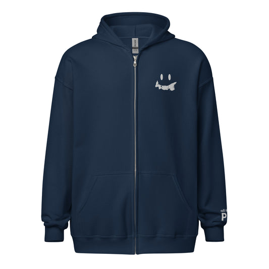 ATPEI HAPPYPEI COLLECTION Unisex Heavy Blend Zip Hoodie (Embroidered)