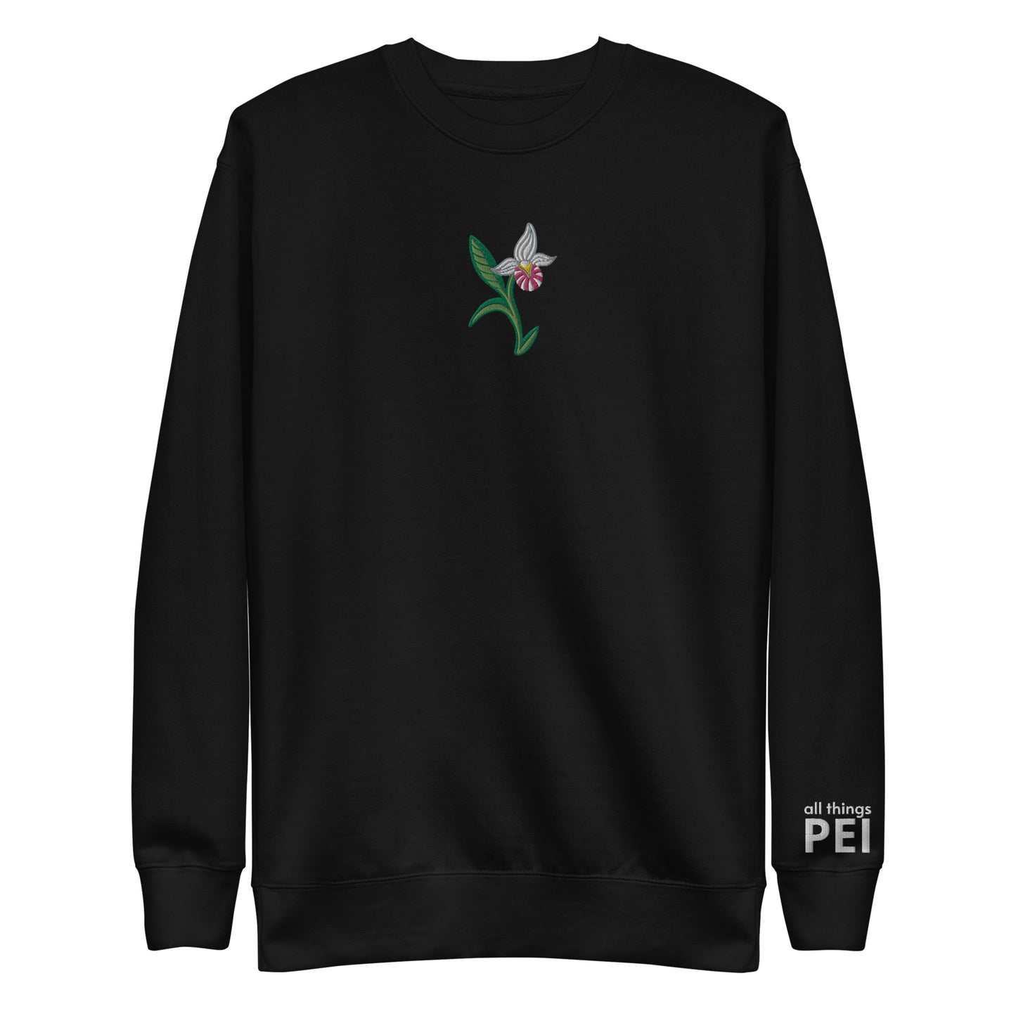 ATPEI THE LADY'S SLIPPER COLLECTION Unisex Premium Sweatshirt (Embroidered)