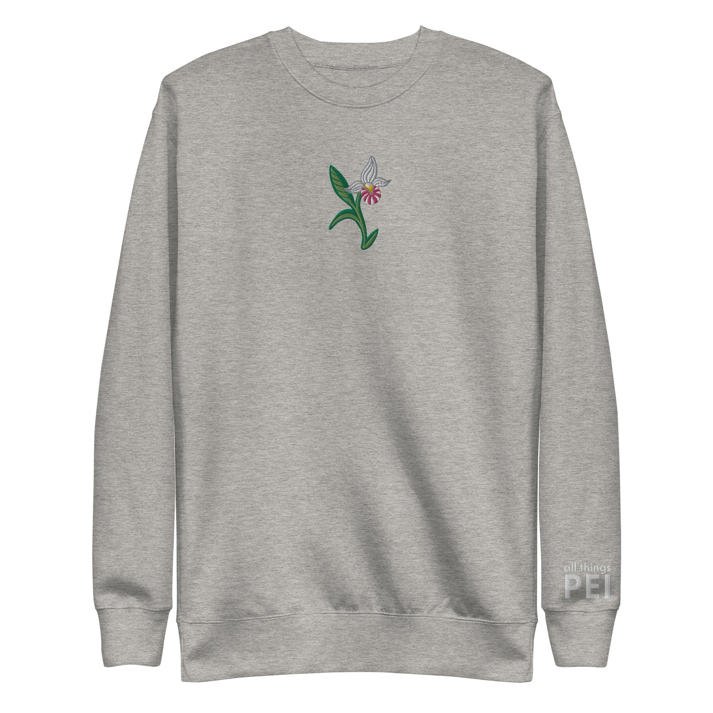 ATPEI THE LADY'S SLIPPER COLLECTION Unisex Premium Sweatshirt (Embroidered)