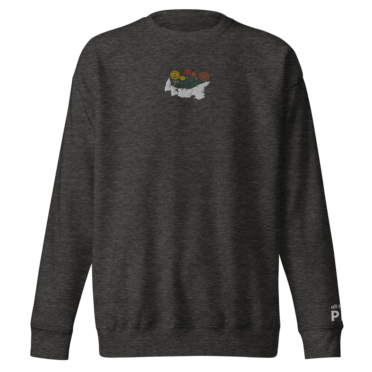 ATPEI WILDFLOWER COLLECTION Unisex Premium Sweatshirt (Embroidered)