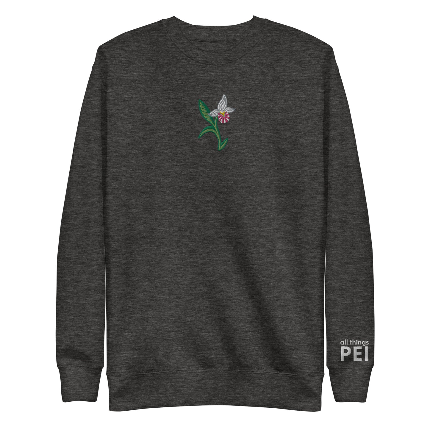 ATPEI THE LADY'S SLIPPER COLLECTION Unisex Premium Sweatshirt (Embroidered)