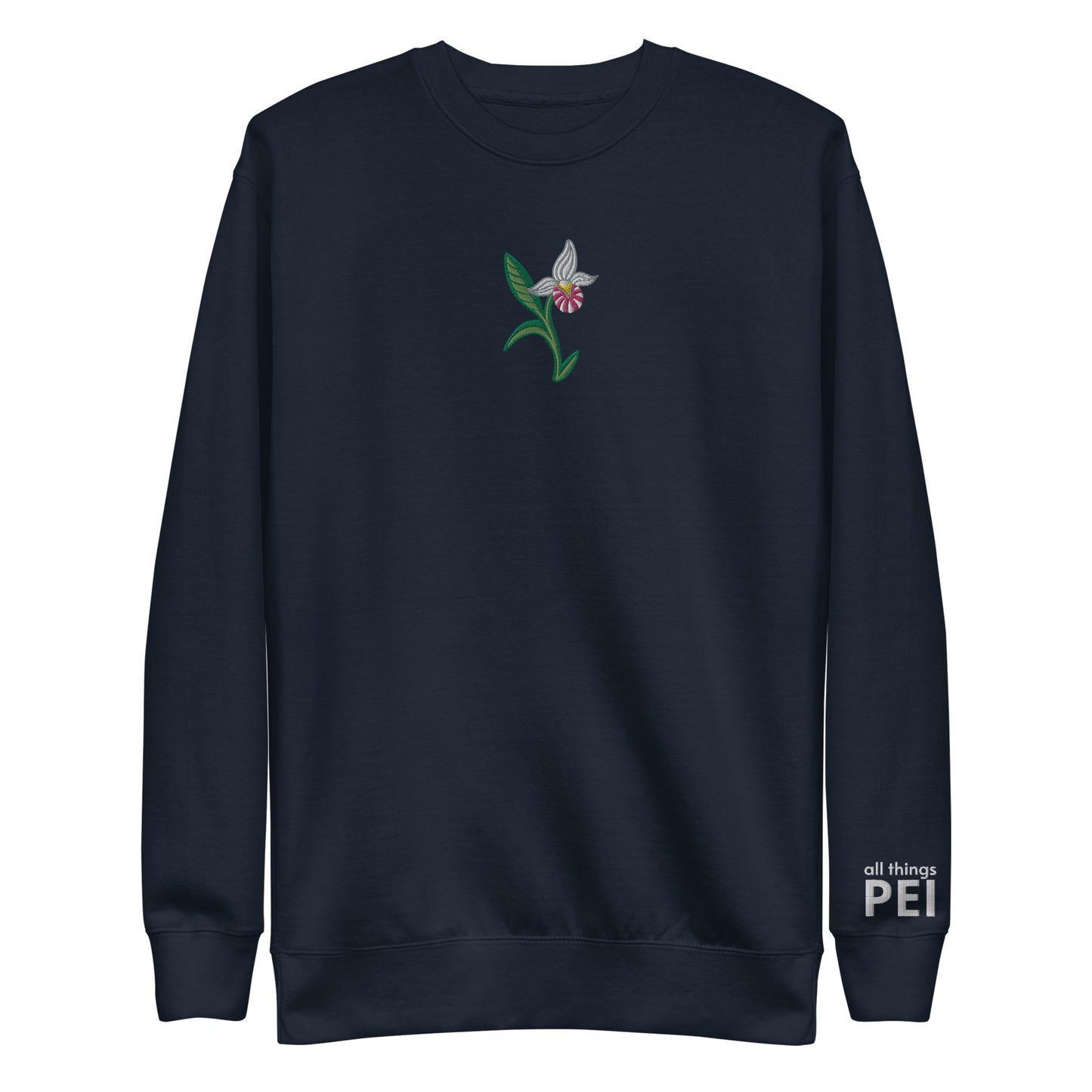 ATPEI THE LADY'S SLIPPER COLLECTION Unisex Premium Sweatshirt (Embroidered)