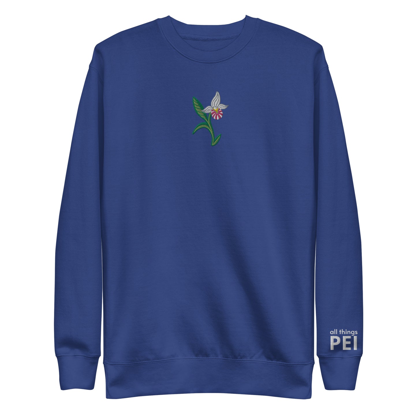 ATPEI THE LADY'S SLIPPER COLLECTION Unisex Premium Sweatshirt (Embroidered)