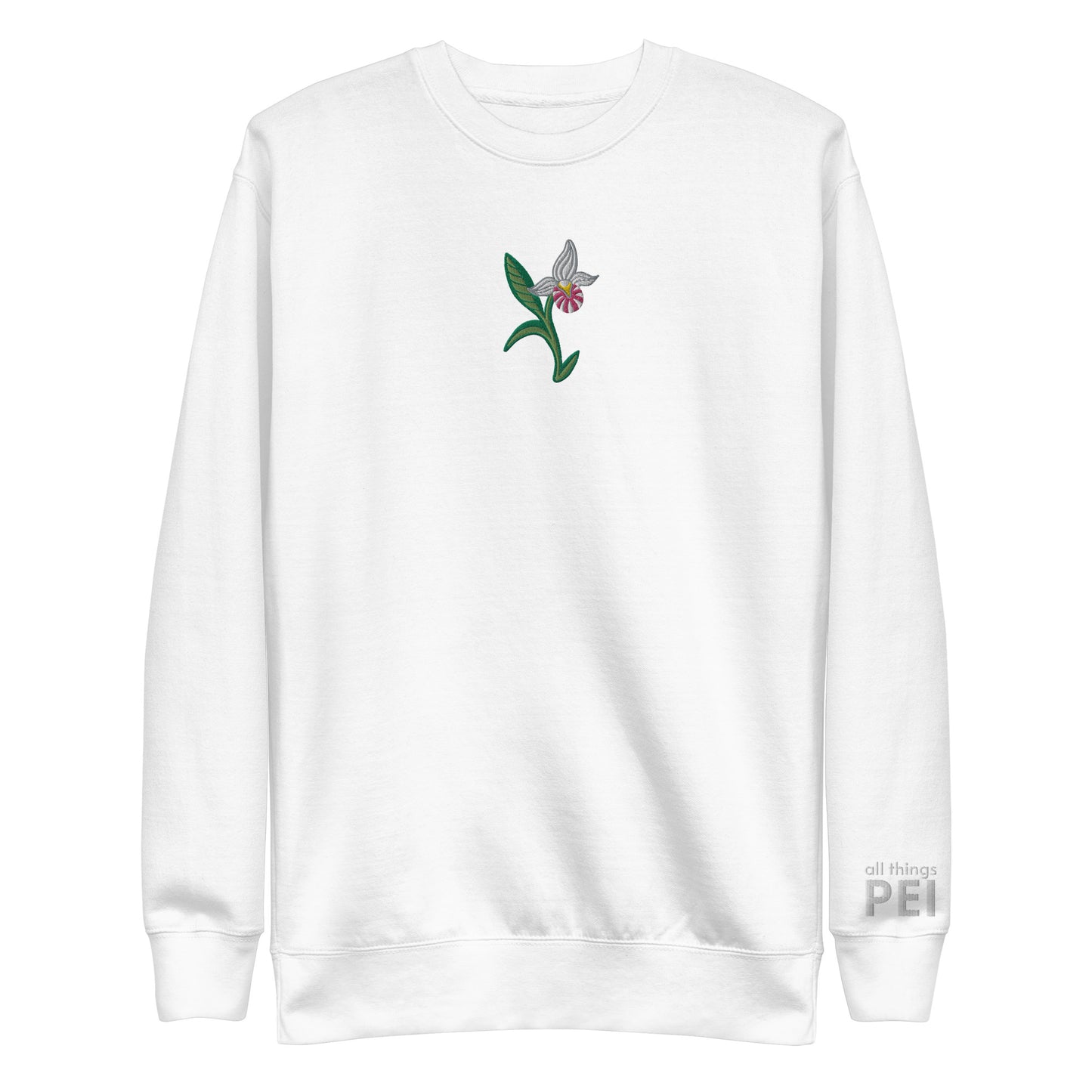 ATPEI THE LADY'S SLIPPER COLLECTION Unisex Premium Sweatshirt (Embroidered)