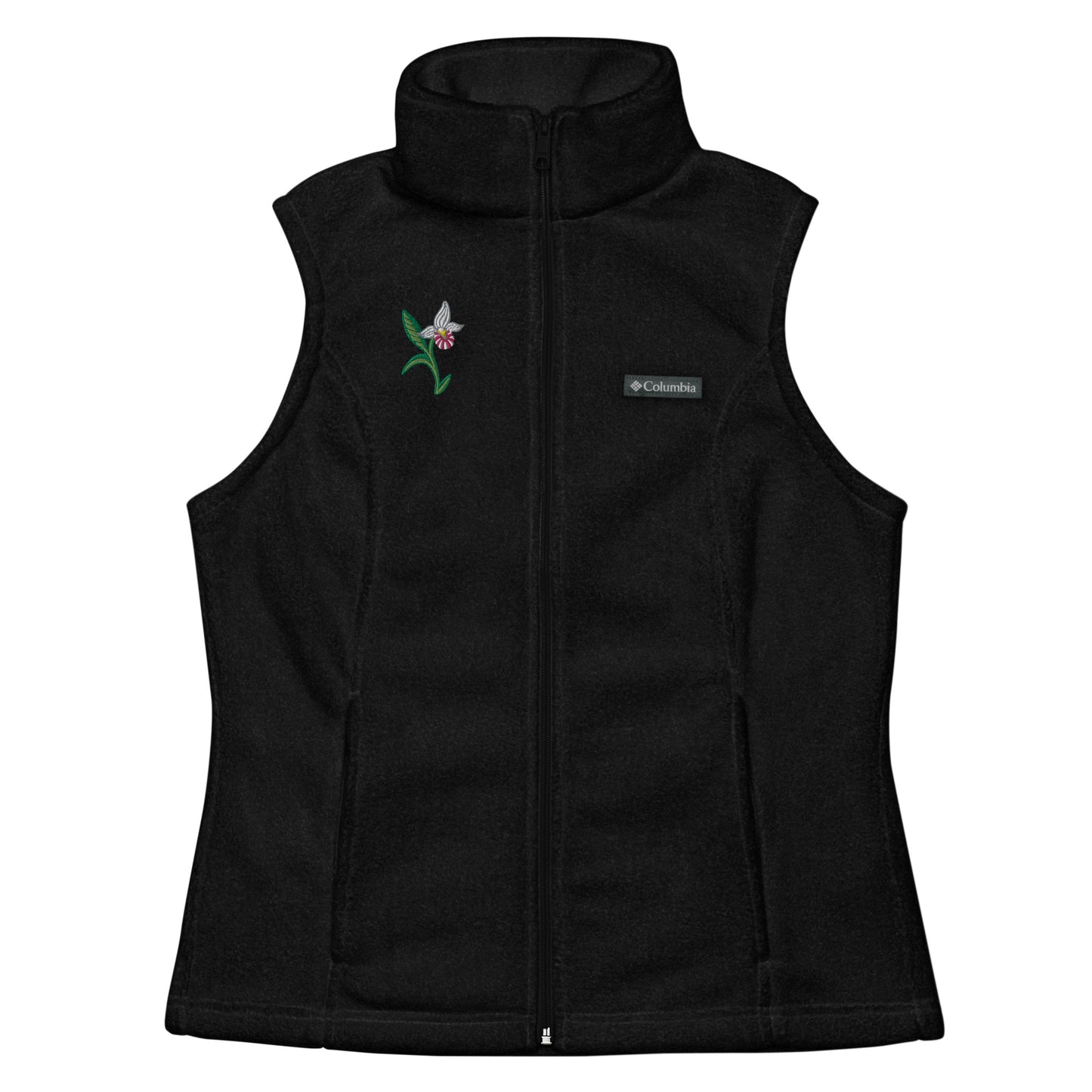 ATPEI THE LADY'S SLIPPER COLLECTION Women’s Columbia fleece vest (Embroidered)