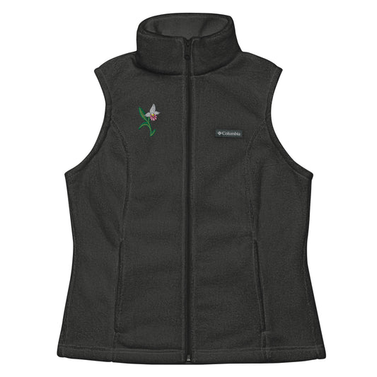 ATPEI THE LADY'S SLIPPER COLLECTION Women’s Columbia fleece vest (Embroidered)