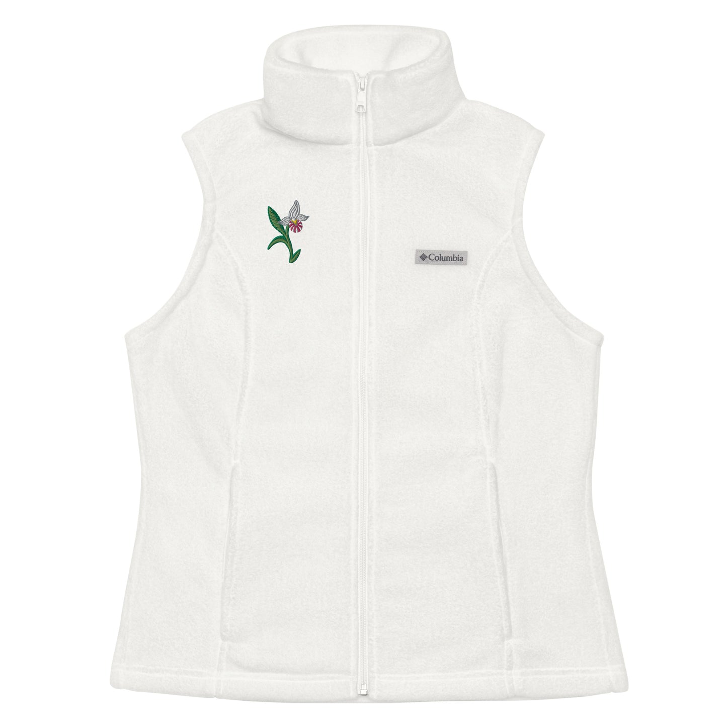 ATPEI THE LADY'S SLIPPER COLLECTION Women’s Columbia fleece vest (Embroidered)