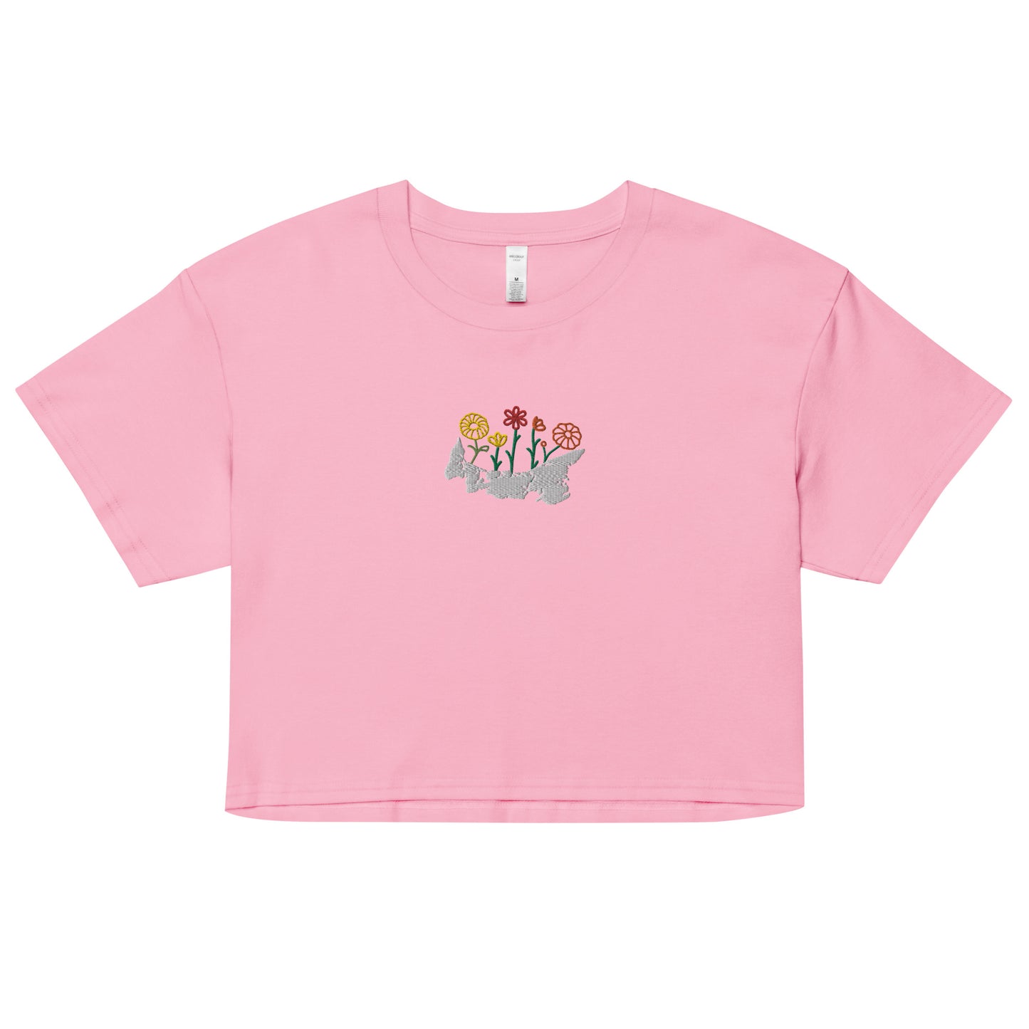 ATPEI WILDFLOWER COLLECTION Women's Crop Tee (Embroidered)
