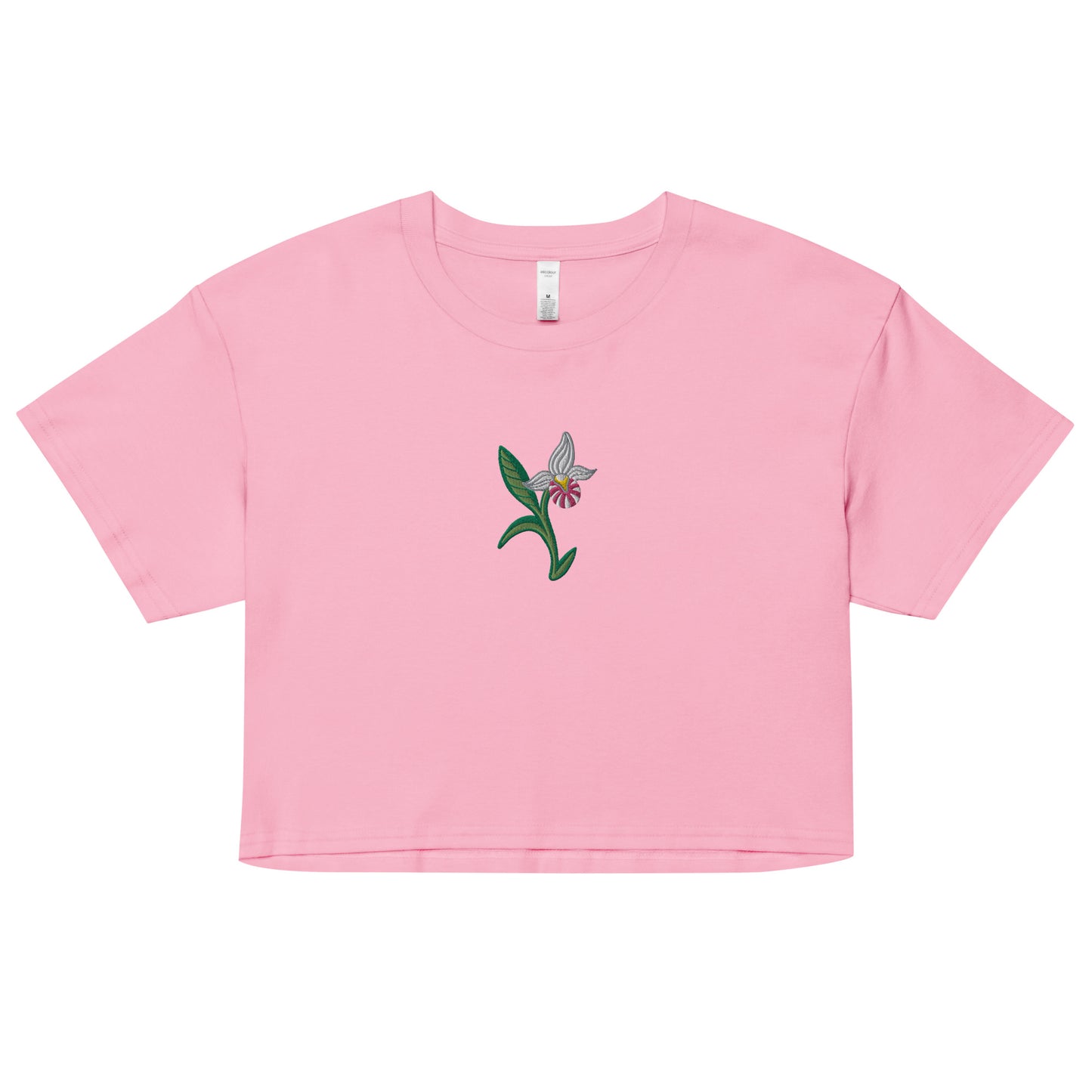 ATPEI THE LADY'S SLIPPER COLLECTION Women’s Crop Top (Embroidered)