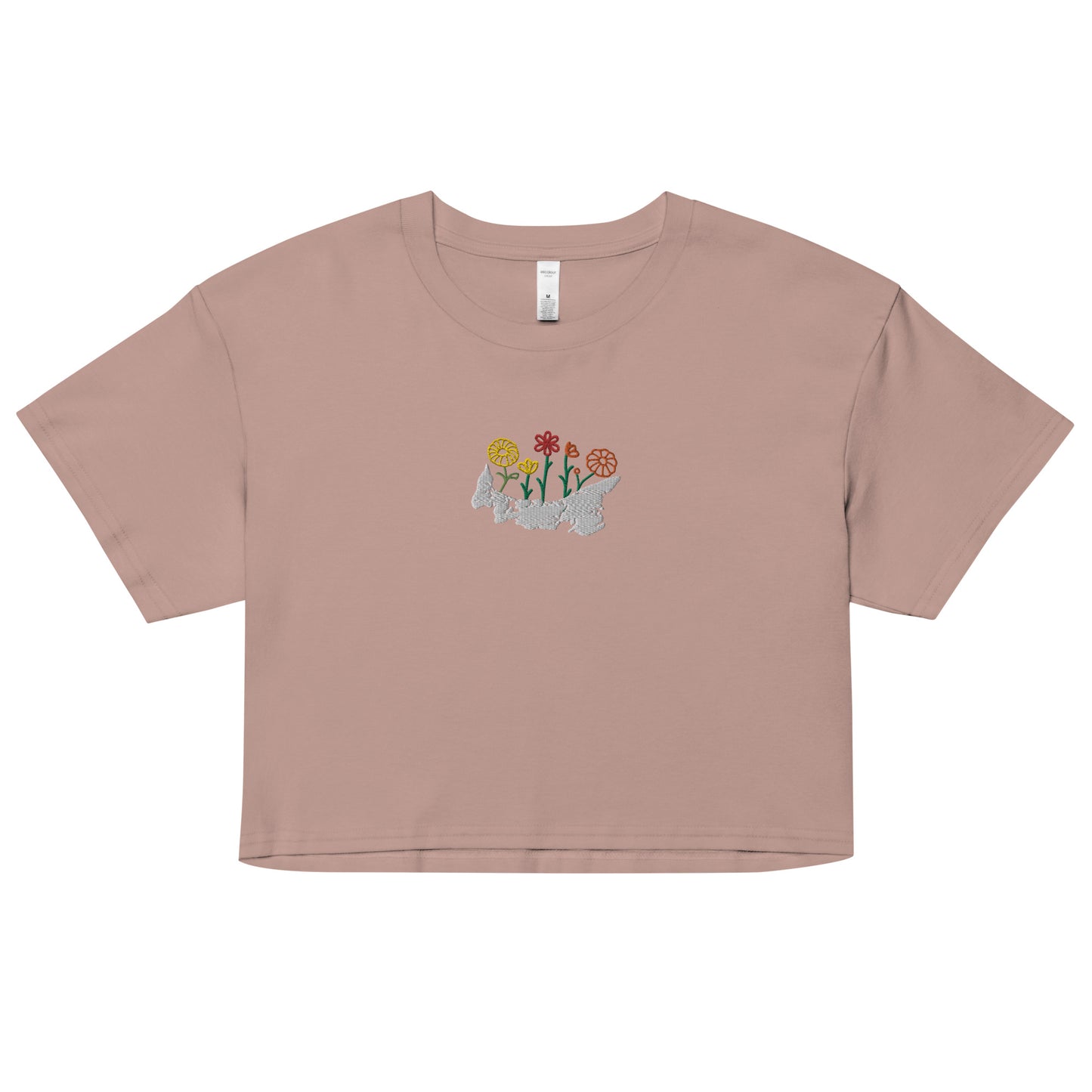 ATPEI WILDFLOWER COLLECTION Women's Crop Tee (Embroidered)