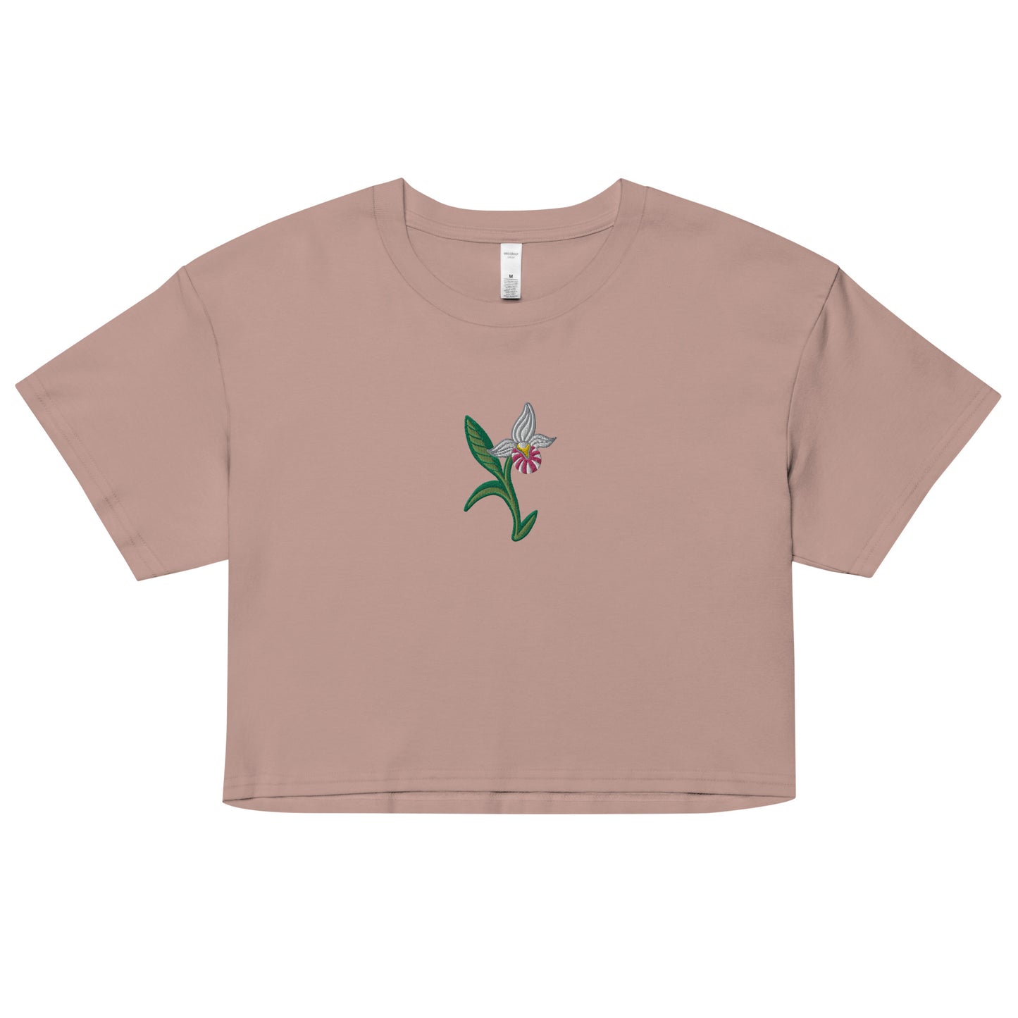ATPEI THE LADY'S SLIPPER COLLECTION Women’s Crop Top (Embroidered)