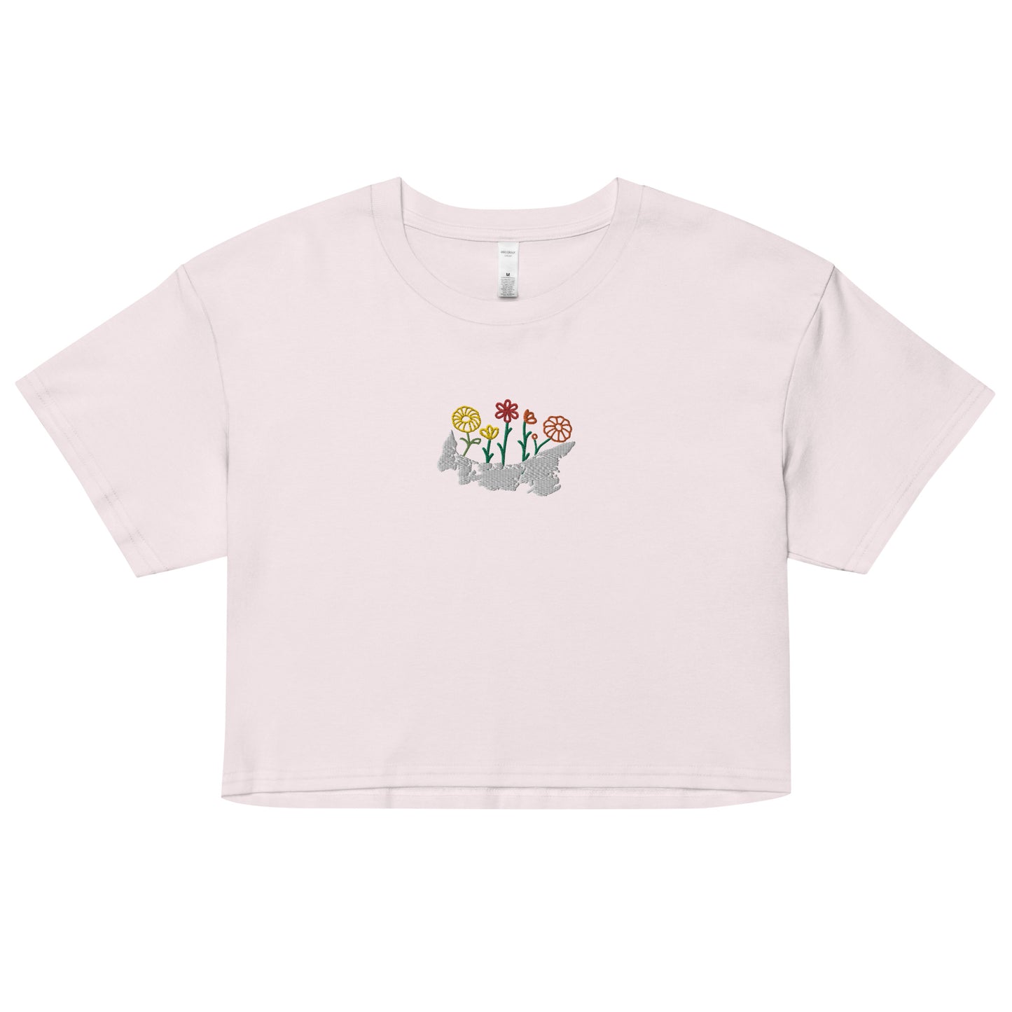 ATPEI WILDFLOWER COLLECTION Women's Crop Tee (Embroidered)