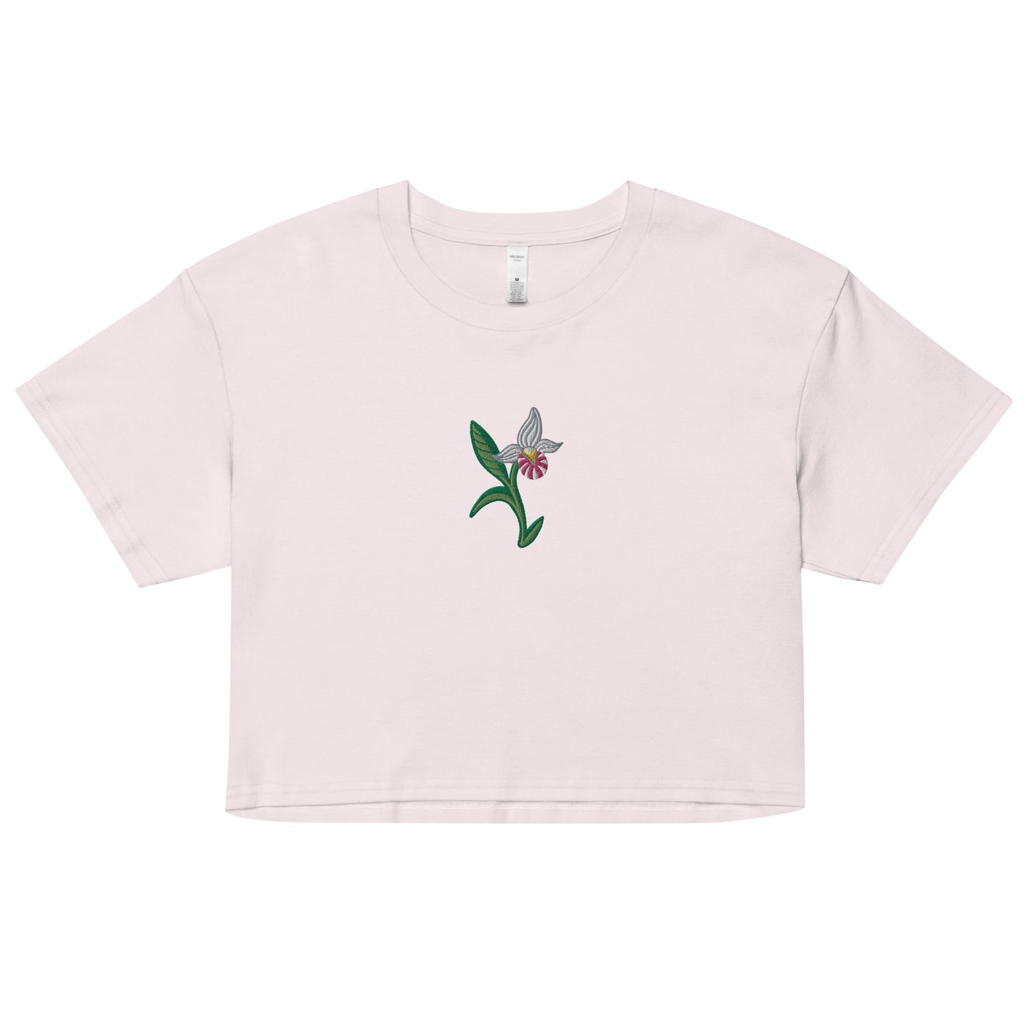 ATPEI THE LADY'S SLIPPER COLLECTION Women’s Crop Top (Embroidered)