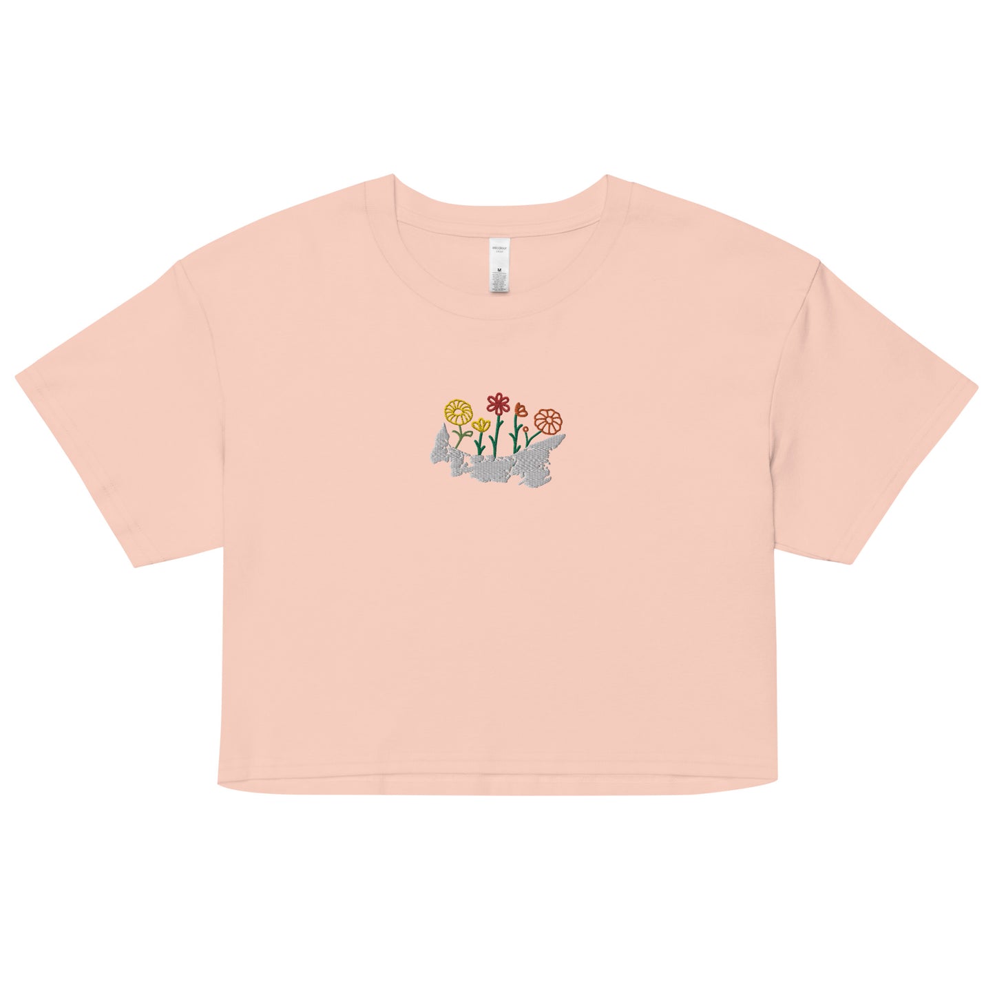 ATPEI WILDFLOWER COLLECTION Women's Crop Tee (Embroidered)