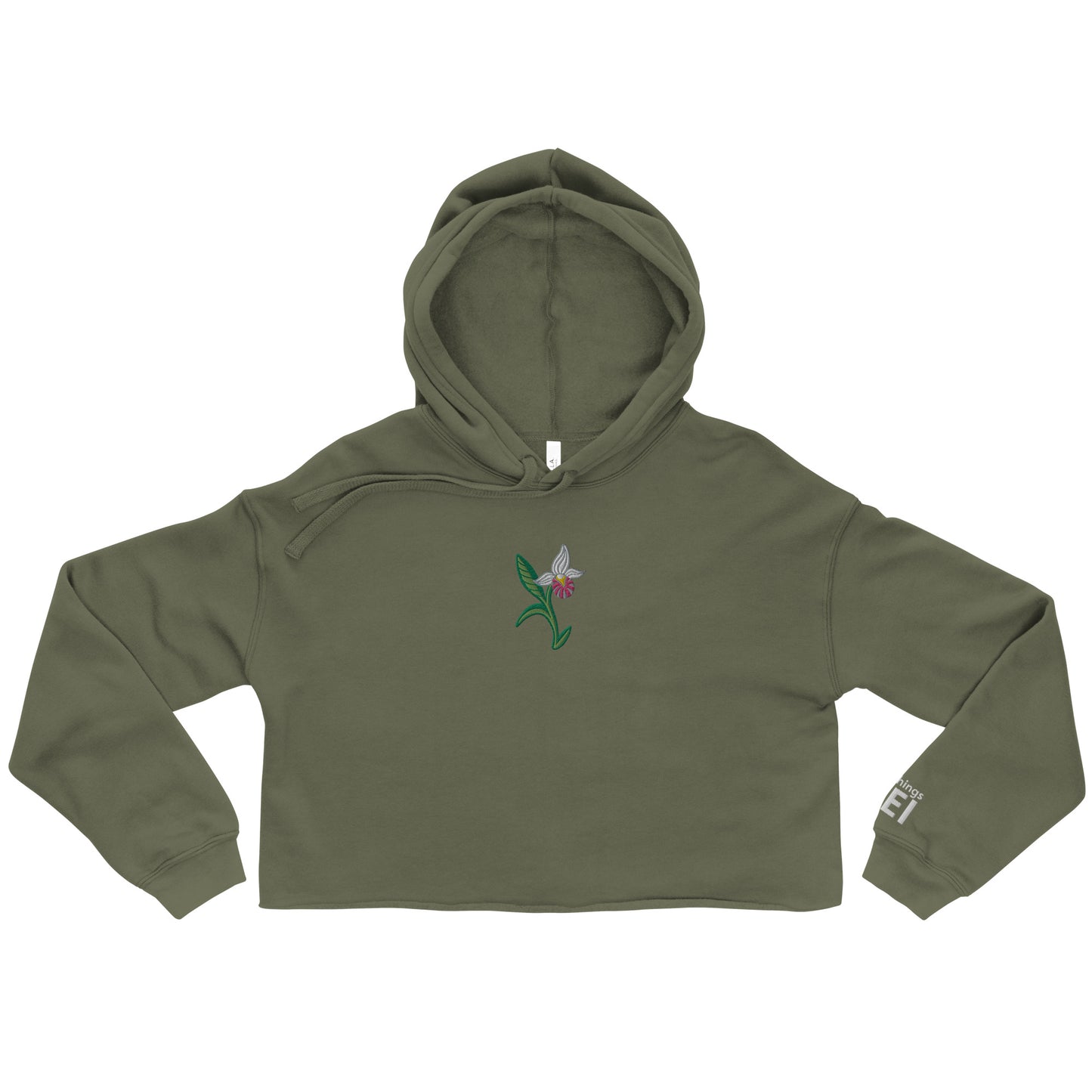 ATPEI THE LADY'S SLIPPER COLLECTION Crop Hoodie (Embroidered)