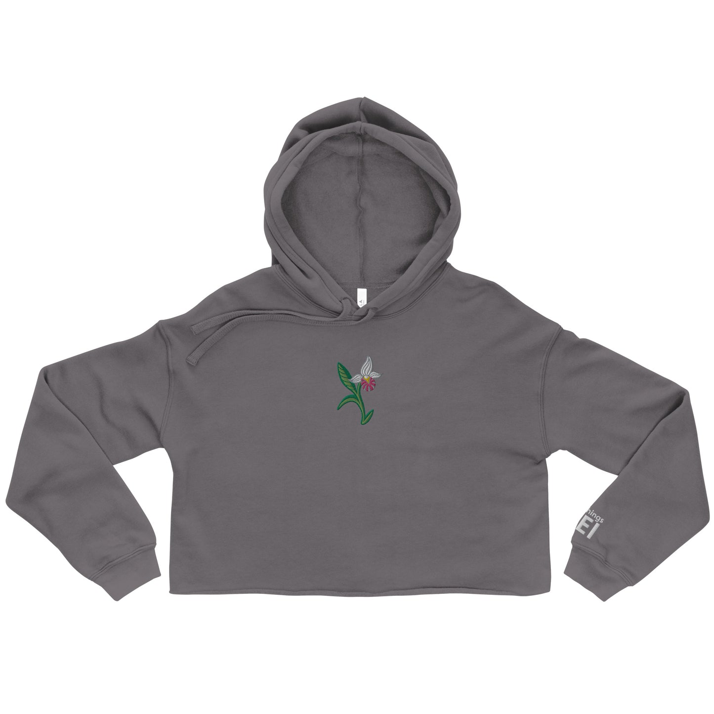 ATPEI THE LADY'S SLIPPER COLLECTION Crop Hoodie (Embroidered)