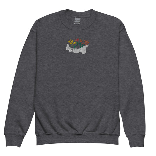 ATPEI WILDFLOWER COLLECTION Youth Crewneck Sweatshirt (Embroidered)