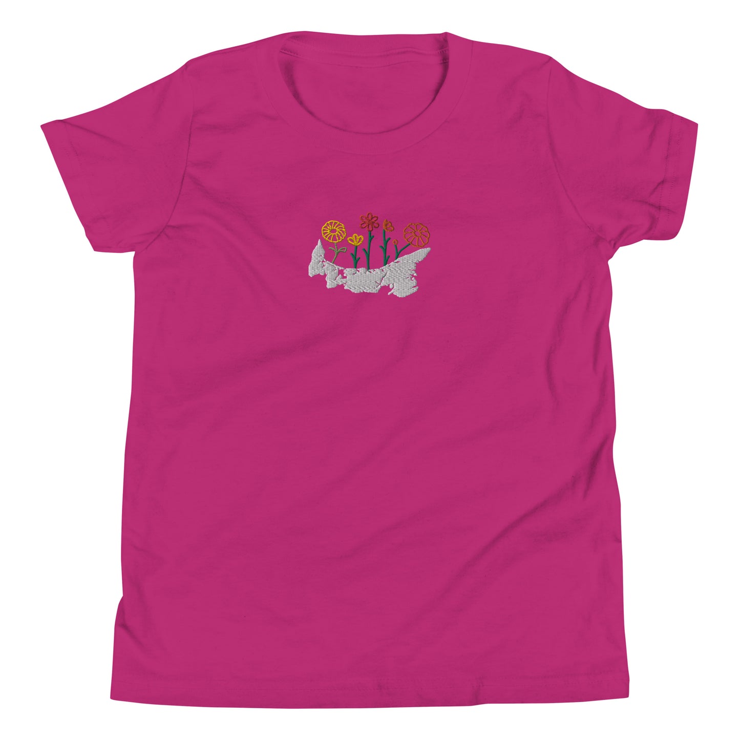 ATPEI WILDFLOWER COLLECTION Youth Short Sleeve T-Shirt (Embroidered)