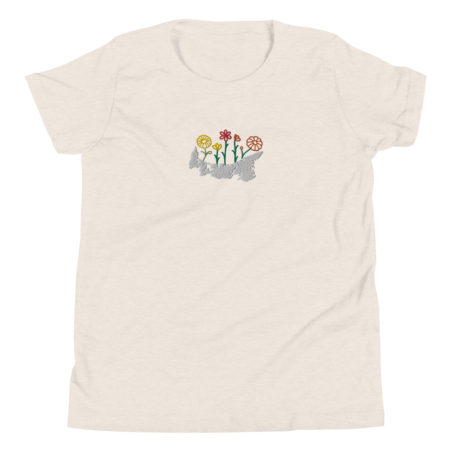 ATPEI WILDFLOWER SERIES Youth Short Sleeve T-Shirt (Embroidered)