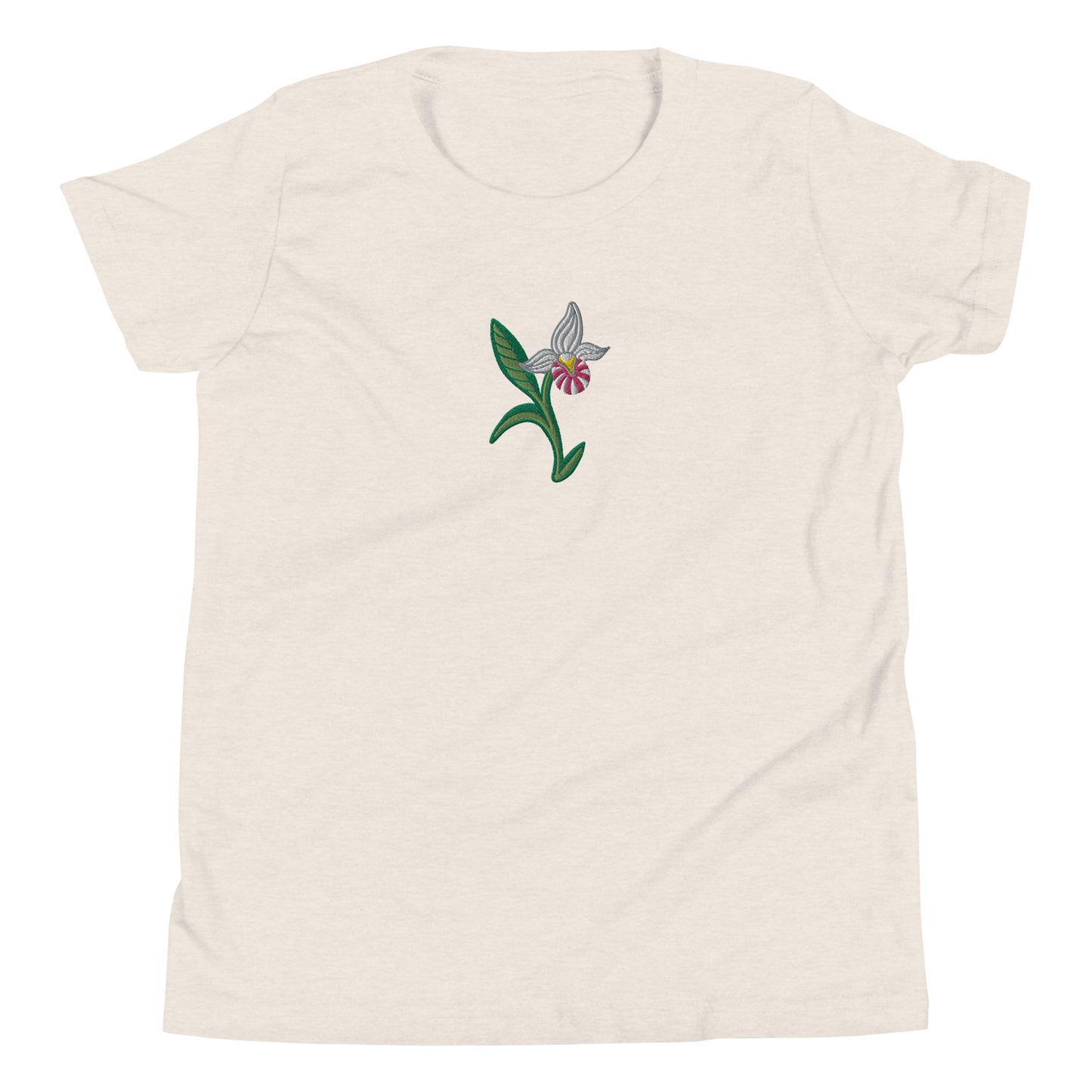 ATPEI THE LADY'S SLIPPER COLLECTION Youth Short Sleeve T-Shirt (Embroidered)