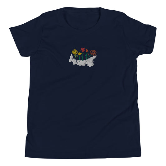 ATPEI WILDFLOWER SERIES Youth Short Sleeve T-Shirt (Embroidered)