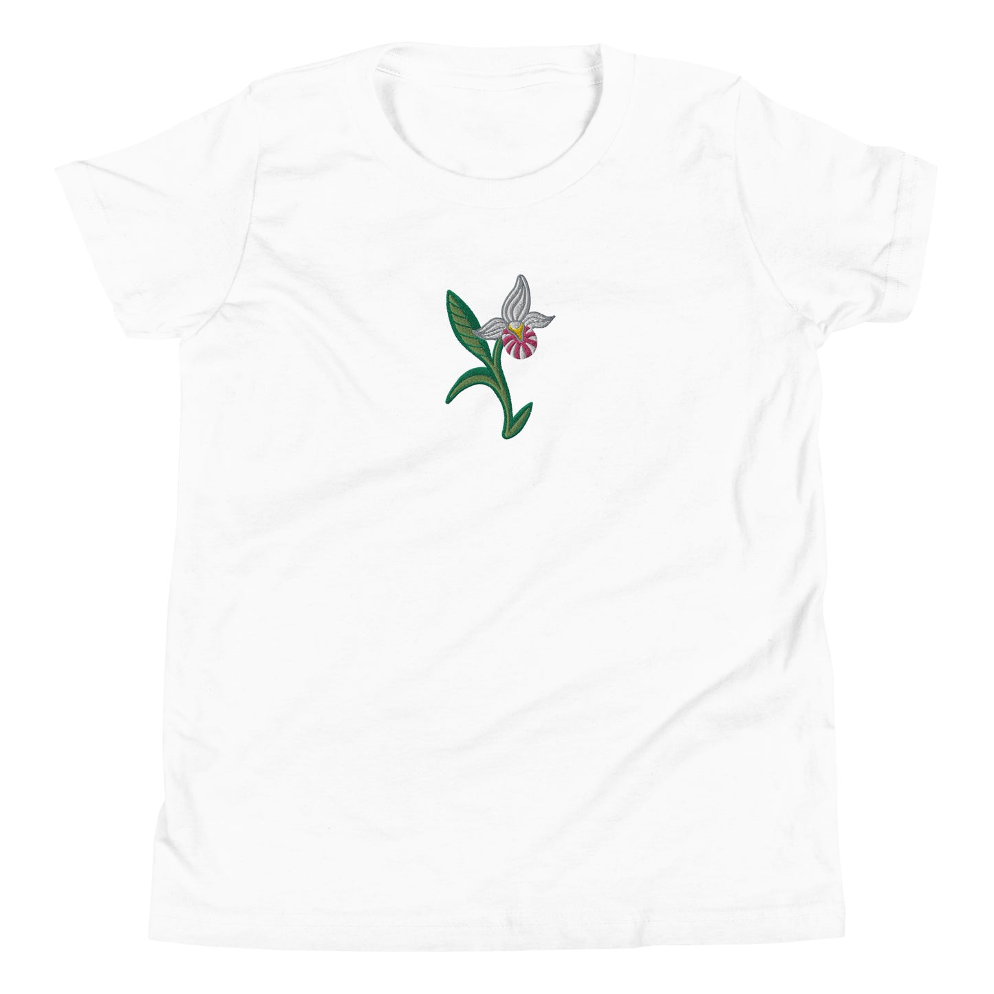 ATPEI THE LADY'S SLIPPER COLLECTION Youth Short Sleeve T-Shirt (Embroidered)